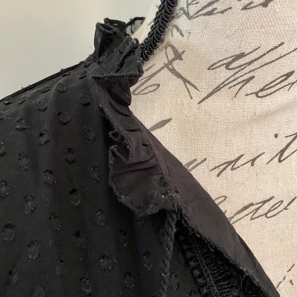 Shein Polka Dot Tassel Tie Neck Babydoll Dress - Picture 5 of 9